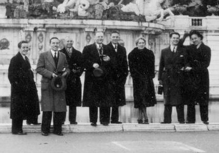 Missionaries and church leaders in Vienna, Austria, 5 Dec 1938